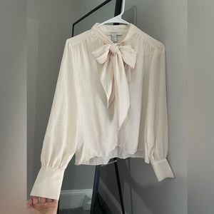 Forever21 cream button shirt
